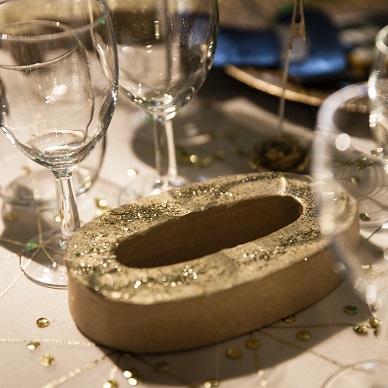 nieuwjaarsreceptie aan tafel